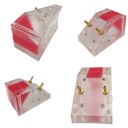 Part No: A328 - AOD angle Wedge 5.563" for A32 phased array probe