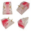 Part No: A322 - Flat angle Wedge for A32 phased array probe