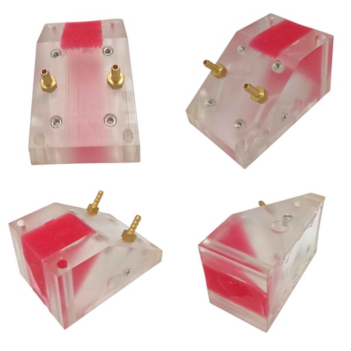 Part No: A322 - Flat angle Wedge for A32 phased array probe
