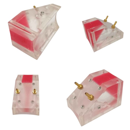 Part No: A324 - AOD angle Wedge 2.875" for A32 phased array probe