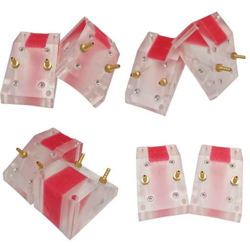 Part No: A3210-1 - AOD angle Wedge 8.625" Dual Scan set for A32 phased array probe